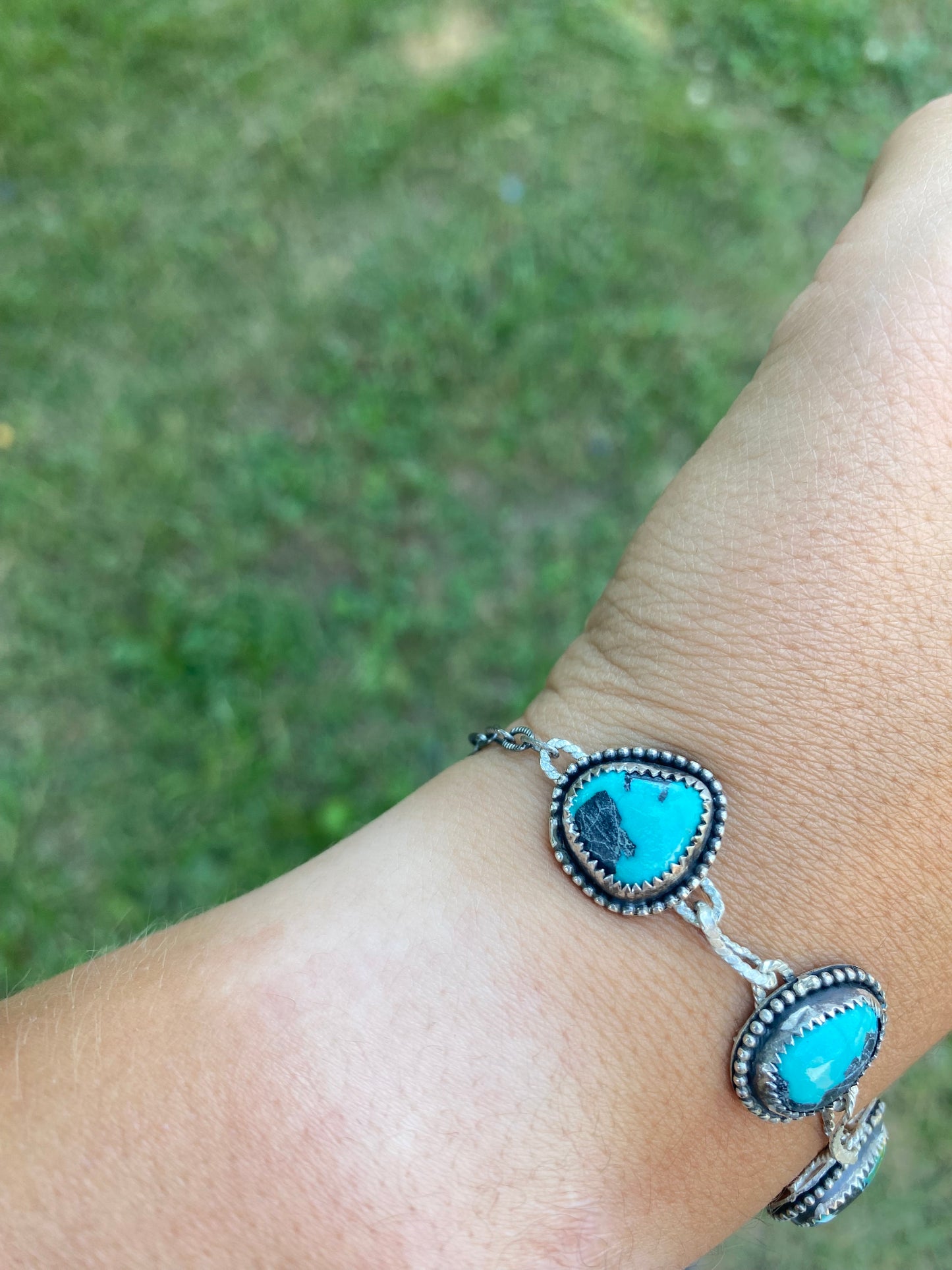 3 Stone Dainty Bracelet