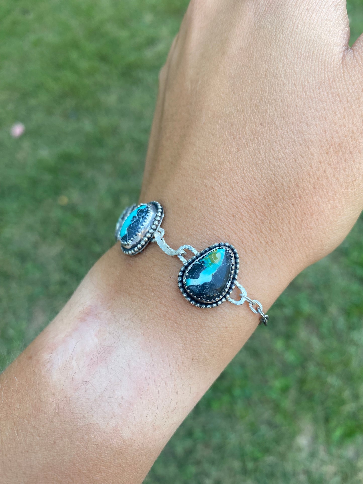 3 Stone Dainty Bracelet